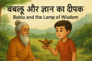 Read more about the article बबलू और ज्ञान का दीपक | Bablu and the Lamp of Wisdom