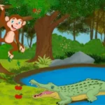 नीलकंठ और झूठा मगरमच्छ की कहानी