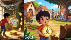 Read more about the article Golu-Aur-Samay-Ki-Ghadi-गोलू और समय की घड़ी
